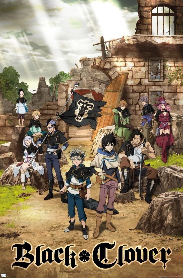 Black Clover anime series - Magic and fantasy